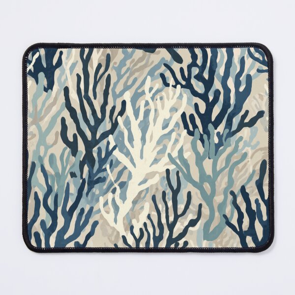 Item preview, Beachy Beige Blue Coral designed and sold by SeaStarAlex.