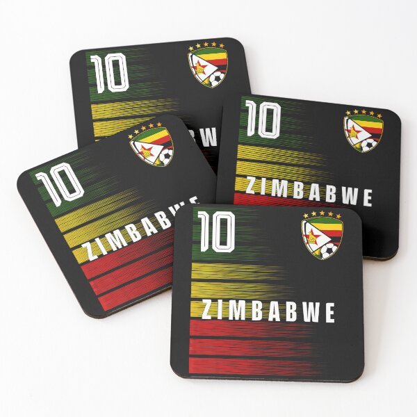Item preview, Football Soccer Zimbabwe Flag Zimbabwean Pride Lovers Retro designed and sold by Mdcazeem.