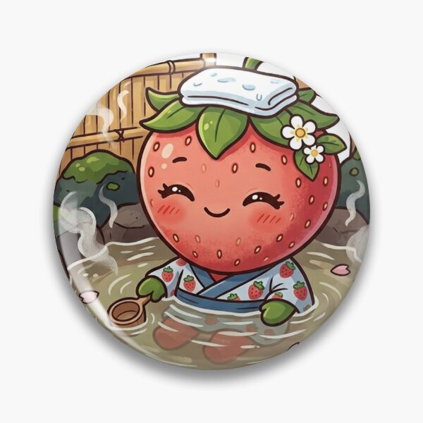 Item preview, Strawberry hot springs are warming. designed and sold by HD3284.