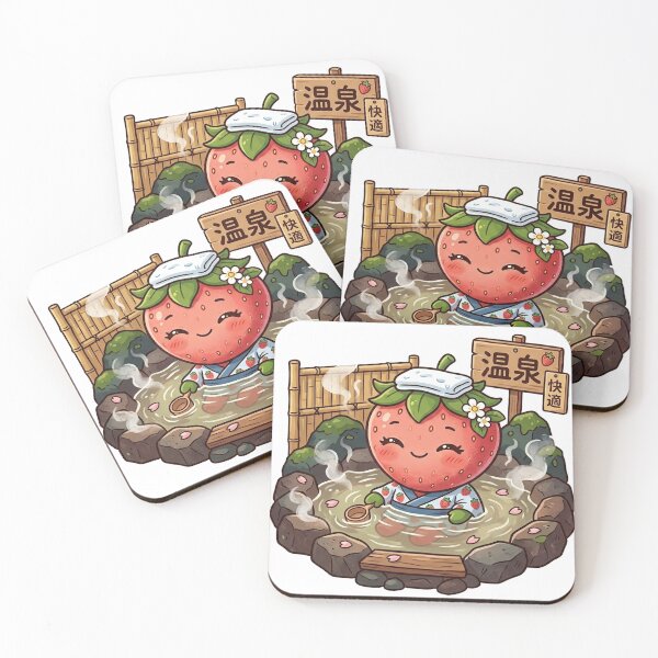 Item preview, Strawberry hot springs are warming. designed and sold by HD3284.