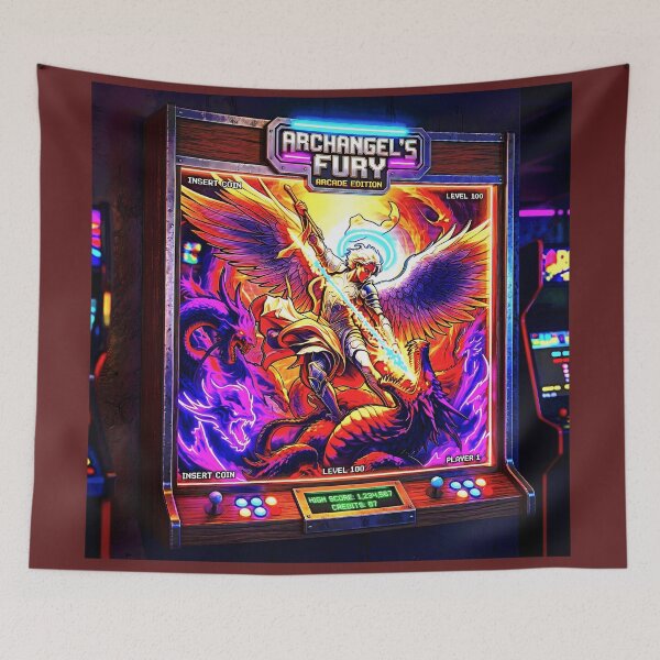 Item preview, Retro Arcade capter Themed Decor designed and sold by Cyber-ART-Studio.