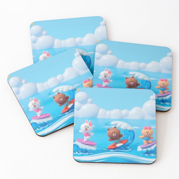 Item preview, LINE Friends brown bear, beach tour designed and sold by William Cano.