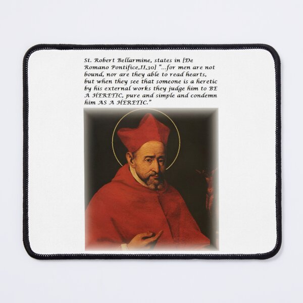 Item preview, St. Robert Bellarmine | Catholic Saint Quote & Theologian  designed and sold by ✠Extra✠Ecclesiam✠Nulla✠Salus✠.