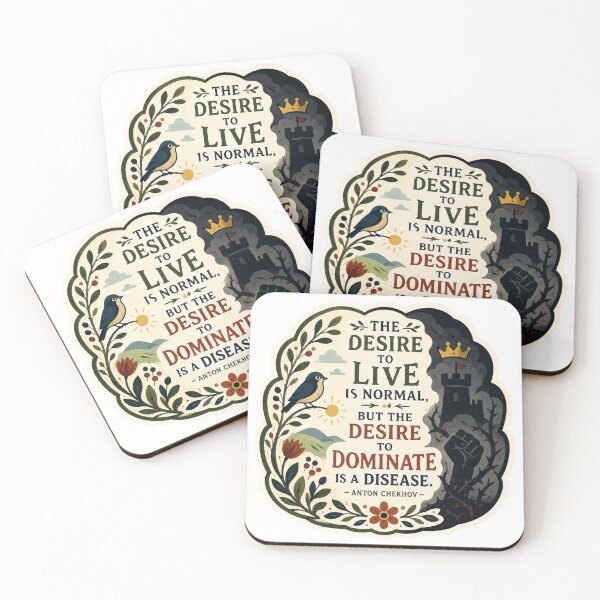 Item preview, The Desire to Dominate Is a Disease designed and sold by Singing Chicken & Candlelight .