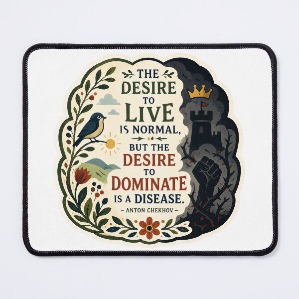 Item preview, The Desire to Dominate Is a Disease designed and sold by Candlelit Catastrophes.