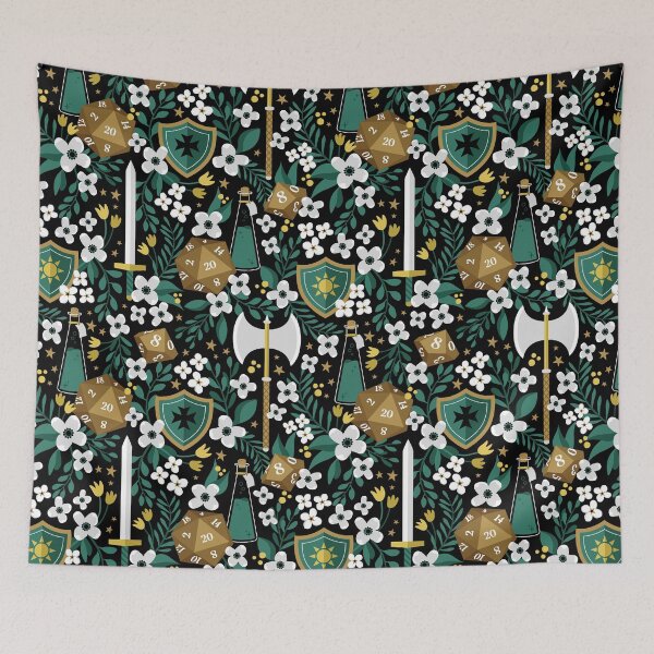 Item preview, Quest for Adventure RPG Floral designed and sold by robyriker.