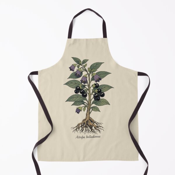 Item preview, Atropa Belladonna Deadly Nightshade — Vintage Poison Garden Botanical Dark Academia Witchy Herb designed and sold by Planthem.