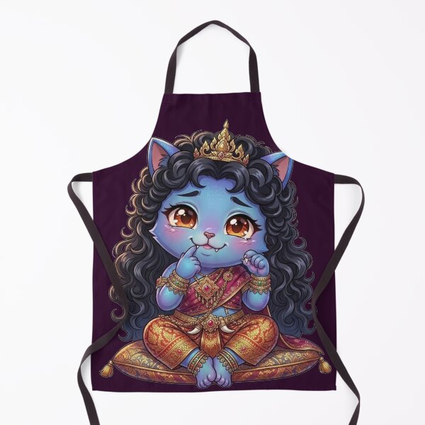Item preview, Thai Princess Avatar Cat Traditional Chibi Art designed and sold by ChaEmm_Studio.