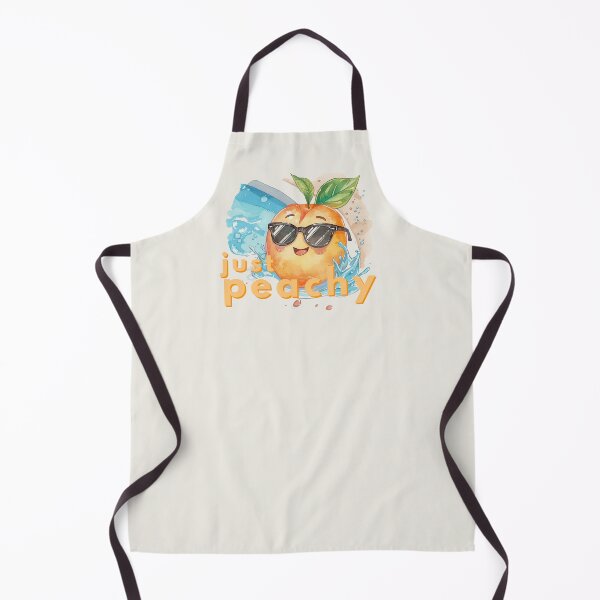 Item preview, Just Peachy - Cute Pun | TeeHee Puns Funny Design designed and sold by TeeHee Puns.