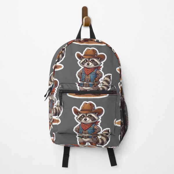 Item preview, Cute Cowboy Raccoon Sticker designed and sold by UniqueDesigningshop .