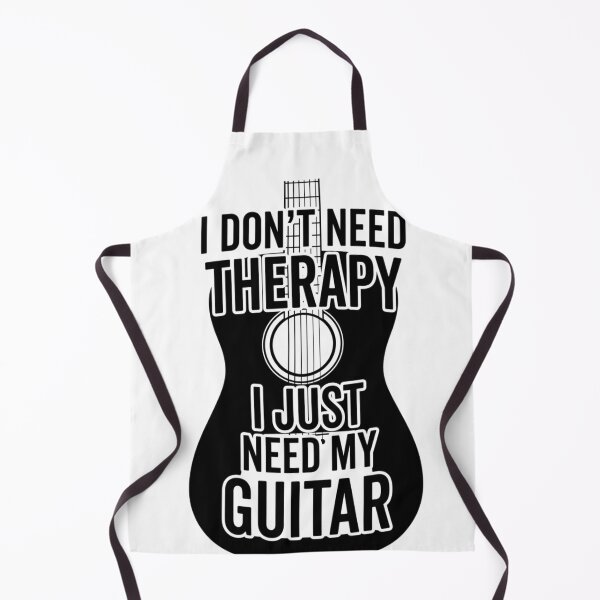 Item preview, Guitarist Therapy Guitar Print designed and sold by CosmicRockArt.