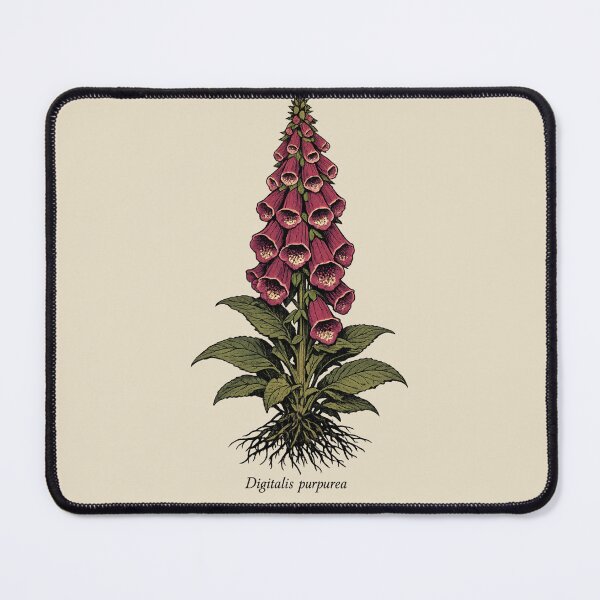 Item preview, Digitalis Purpurea Foxglove — Vintage Poison Garden Botanical Dark Academia Witchy Herb designed and sold by Planthem.