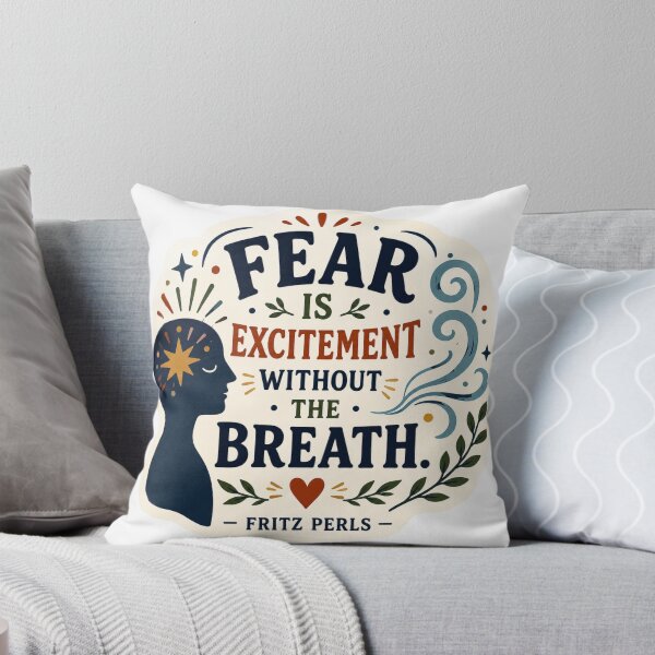 Item preview, Fear Is Excitement Without the Breath designed and sold by Candlelit Catastrophes.