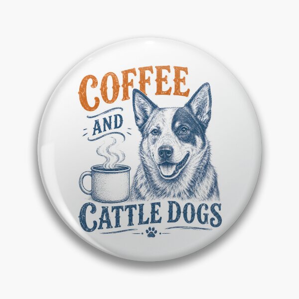 Item preview, Coffee and Cattle Dog designed and sold by zoes-ink.