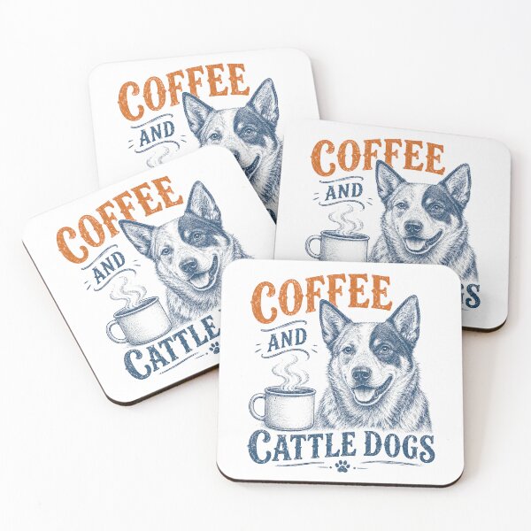 Item preview, Coffee and Cattle Dog designed and sold by zoes-ink.