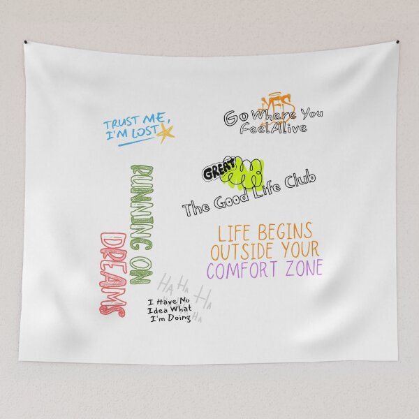 Item preview, Trust Me I Am Lost Streetwear Aesthetic Quotes designed and sold by KaBaRen.