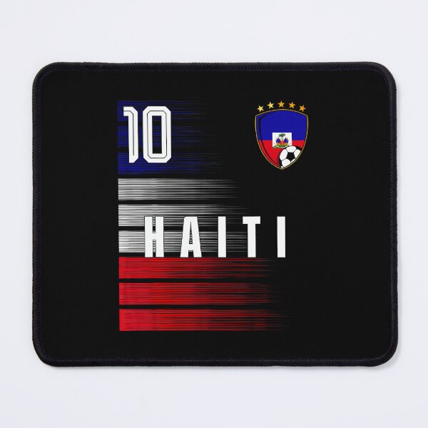 Item preview, Football Soccer Haiti Flag Haitian Pride Lovers Retro designed and sold by Mdcazeem.