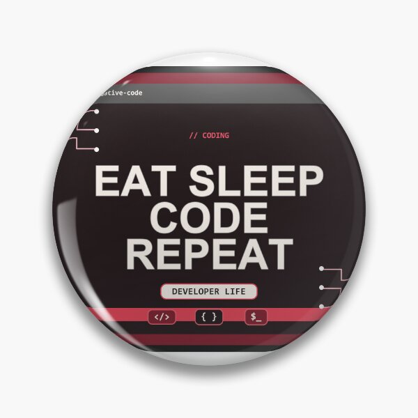 Item preview, Eat Sleep Code Repeat Design,coding designed and sold by Mohammed-Aydan.