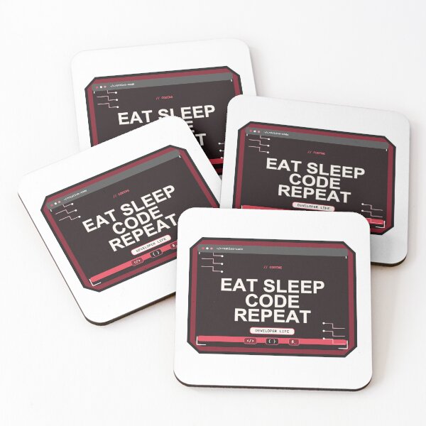 Item preview, Eat Sleep Code Repeat Design,coding designed and sold by Mohammed-Aydan.