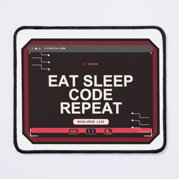 Item preview, Eat Sleep Code Repeat Design,coding designed and sold by Mohammed-Aydan.