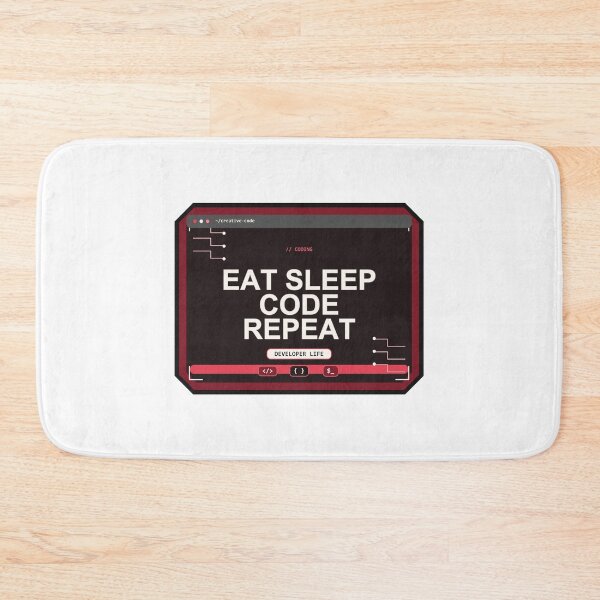Item preview, Eat Sleep Code Repeat Design,coding designed and sold by Mohammed-Aydan.