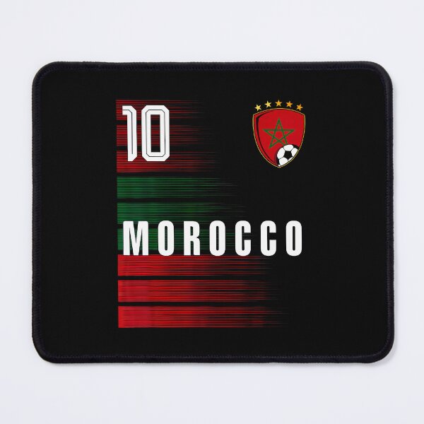 Item preview, Football Soccer Morocco Flag Moroccan Pride Lovers Retro designed and sold by Mdcazeem.