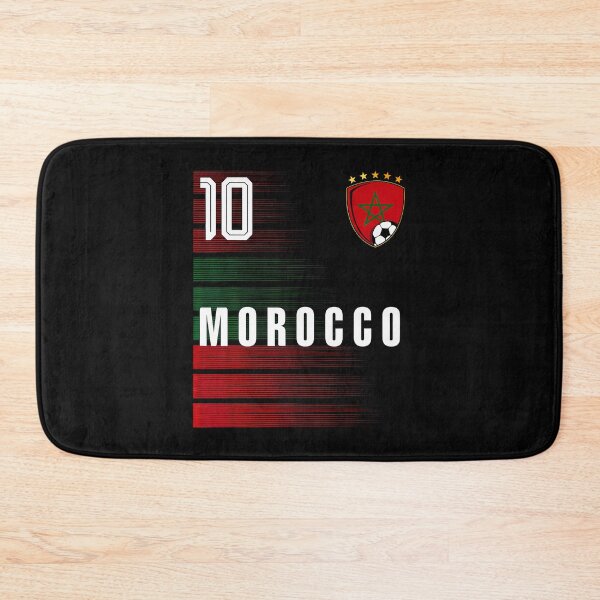 Item preview, Football Soccer Morocco Flag Moroccan Pride Lovers Retro designed and sold by Mdcazeem.