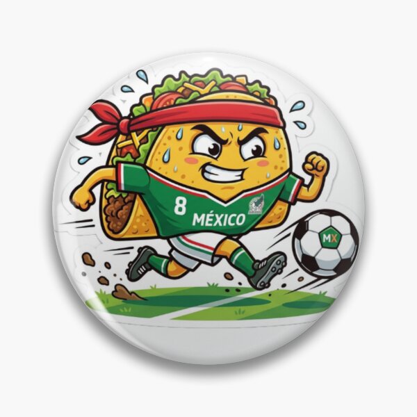 Item preview, Funny Mexico Football Taco Sticker - World Cup 2026 Fan Art designed and sold by abdollahmh2021.