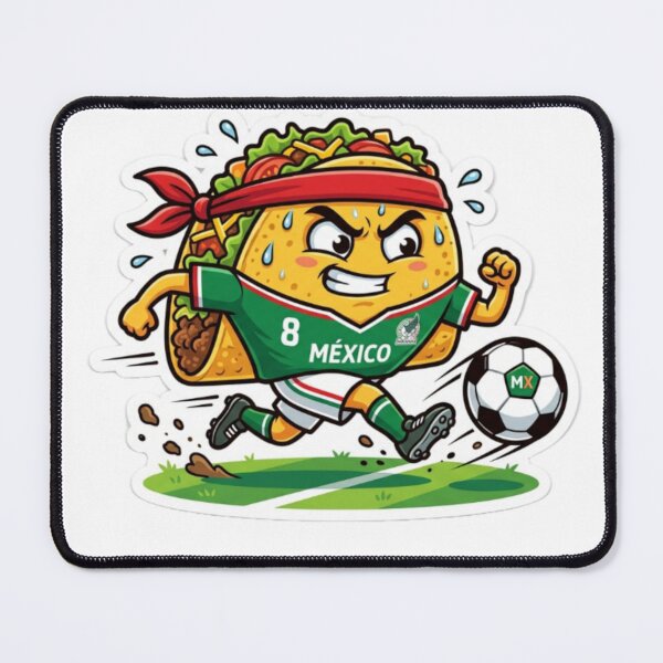 Item preview, Funny Mexico Football Taco Sticker - World Cup 2026 Fan Art designed and sold by abdollahmh2021.