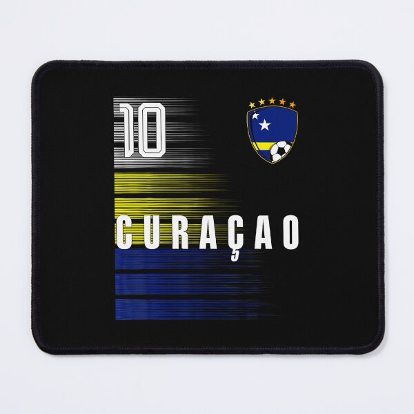 Item preview, Football Soccer Curacao Flag Curacaoan Pride Lovers Retro designed and sold by Mdcazeem.