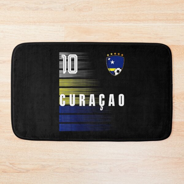 Item preview, Football Soccer Curacao Flag Curacaoan Pride Lovers Retro designed and sold by Mdcazeem.