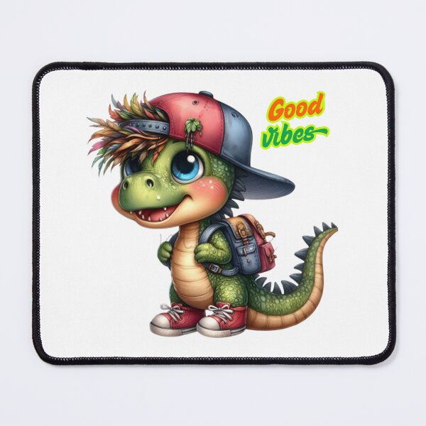 Item preview, Good Vibes Dino designed and sold by mommyniocean.