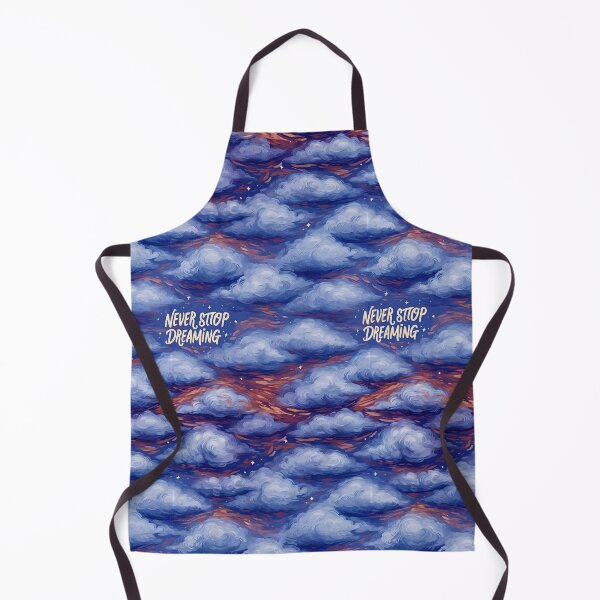 Item preview, Dark Blue Cloudy Night Sky Never Stop Dreaming designed and sold by Piotrek0001.