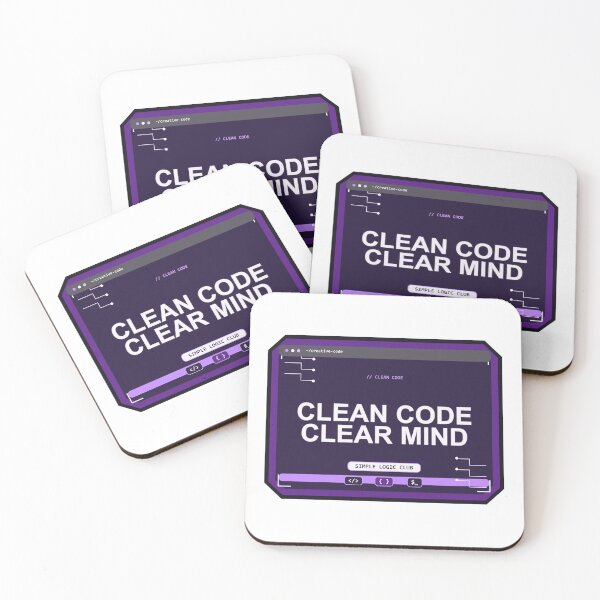 Item preview, Clean Code Clear Mind Design designed and sold by Mohammed-Aydan.