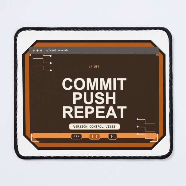 Item preview, Commit Push Repeat Developer Design designed and sold by Mohammed-Aydan.