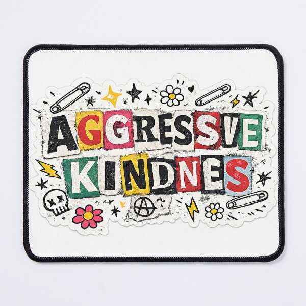 Item preview, Kindness, But Loud designed and sold by Candlelit Catastrophes.