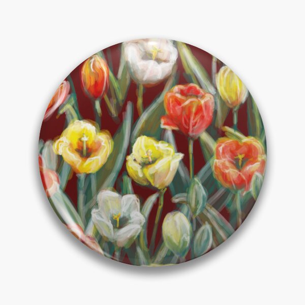 Item preview, Pattern: tulips foliage red designed and sold by Frida Andreasson.