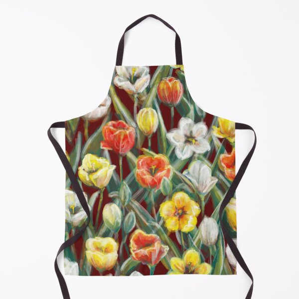 Item preview, Pattern: tulips foliage red designed and sold by Frida Andreasson.