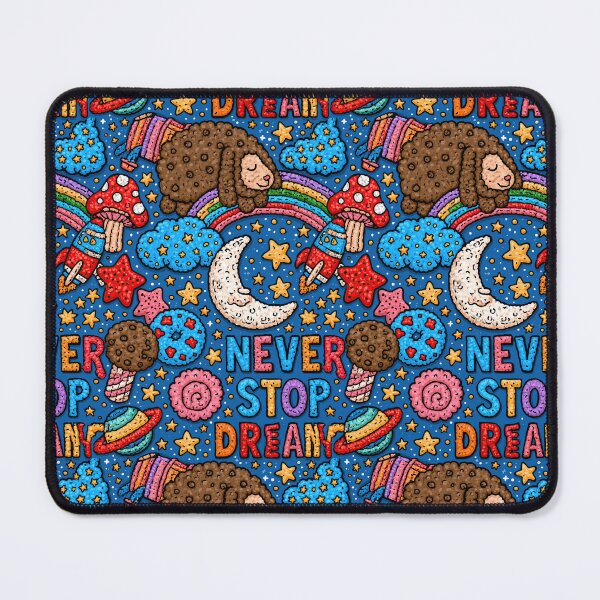 Item preview, Psychedelic Doodle Art and Clouds Never Stop Dreaming designed and sold by Piotrek0001.