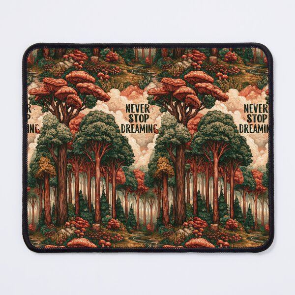 Item preview, Magical Red and Green Forest Never Stop Dreaming designed and sold by Piotrek0001.