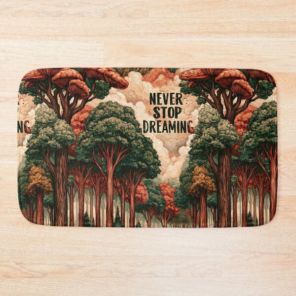 Item preview, Magical Red and Green Forest Never Stop Dreaming designed and sold by Piotrek0001.
