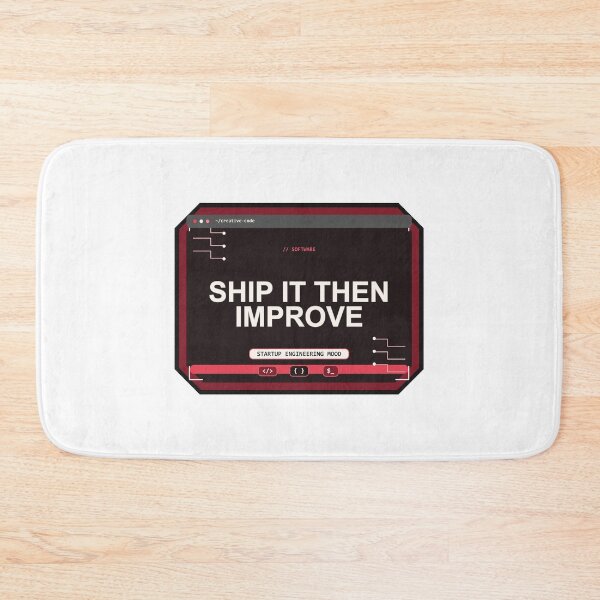 Item preview, Ship It Then Improve Design designed and sold by Mohammed-Aydan.