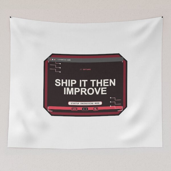 Item preview, Ship It Then Improve Design designed and sold by Mohammed-Aydan.