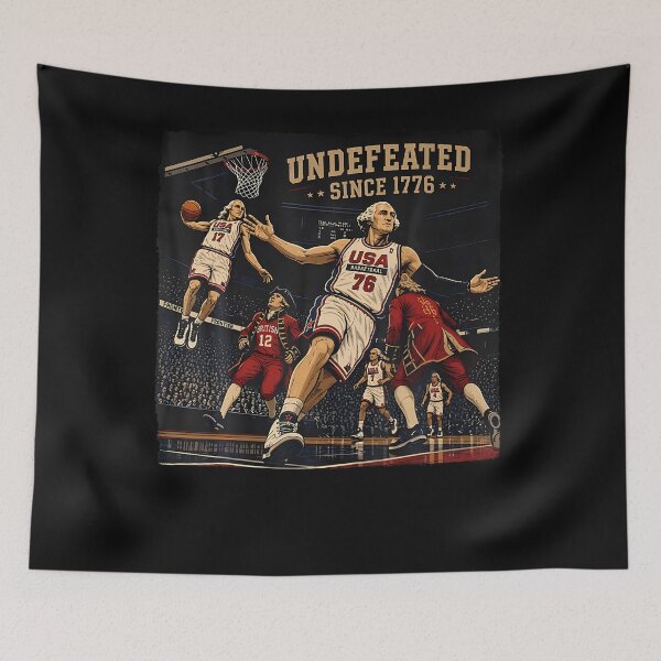 Item preview, 4Th Of July Basketball Undefeated Since 1776 250 Years designed and sold by ripgoatclothing.