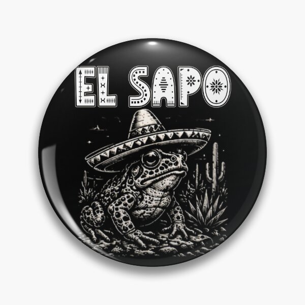 Item preview, El Sapo Mexican Toad wearing Sombrero Hat Desert Healing Powers Spirituality Meditation Ancient designed and sold by Jt41.