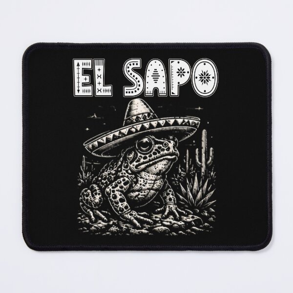Item preview, El Sapo Mexican Toad wearing Sombrero Hat Desert Healing Powers Spirituality Meditation Ancient designed and sold by Jt41.