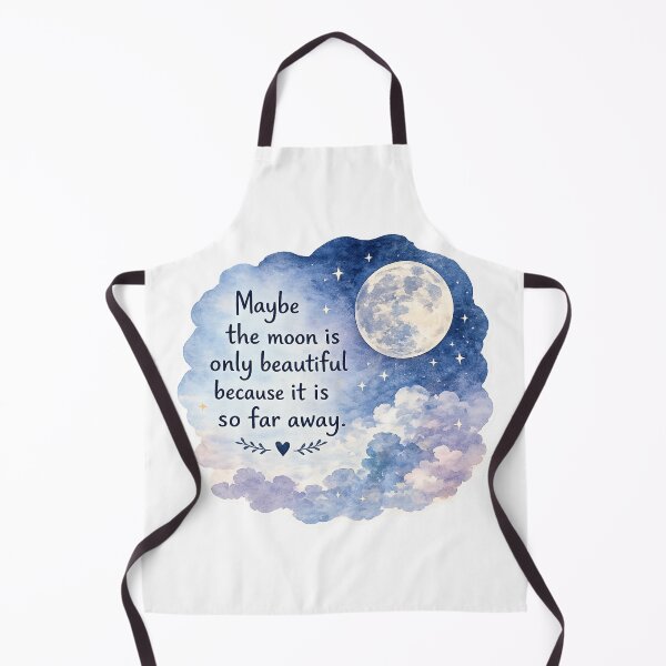 Item preview, Moon Distance Quote designed and sold by Candlelit Catastrophes.