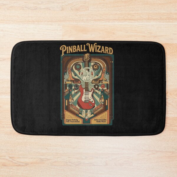 Item preview, Wizard Pinball Machine Retro Music Graphic designed and sold by DoodleVerseDark.
