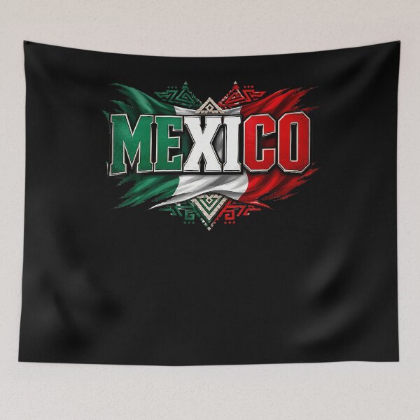 Item preview, Football Soccer Mexico Flag Graphic Patriotic Mexican designed and sold by ripgoatclothing.