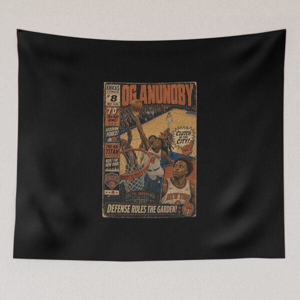 Item preview, OG Anunoby Retro Comic Basketball designed and sold by RebeltouilleArt.